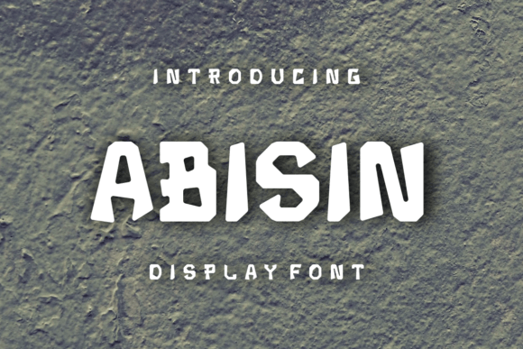 Abisin: A Fun and Unique Display Font for Bold Visuals
