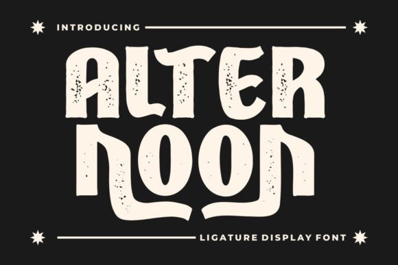 Alternoon Display Font for Trendy Branding Projects