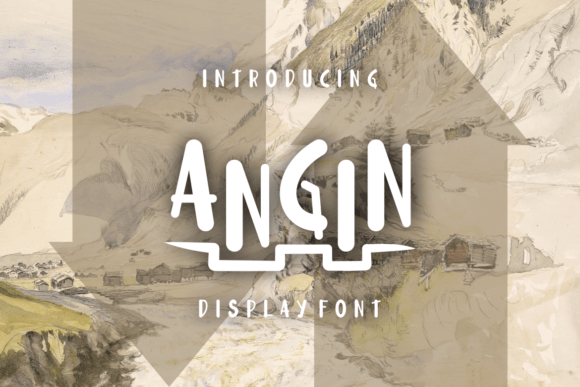 Angin: A Display Font That Elevates Digital Branding