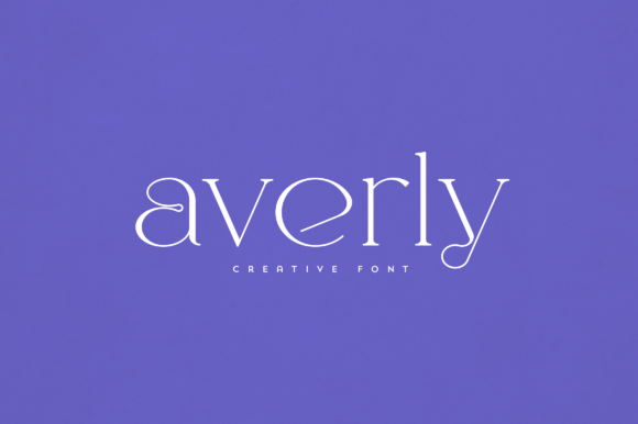 Averly Font for Handmade Branding and Display Projects