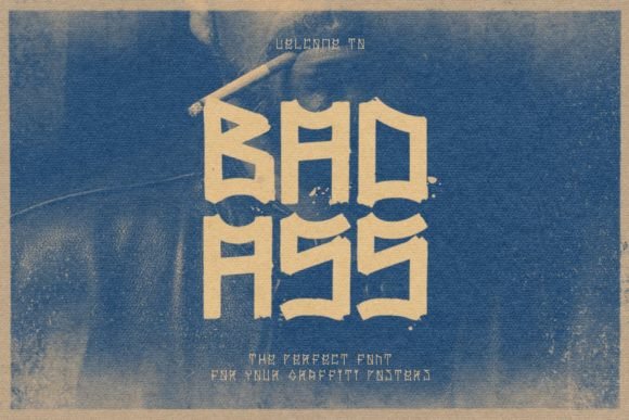 Badass Display Font for Bold Editorial Design