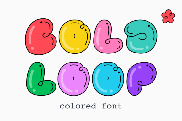 Bold Loop: A Playful Display Font for Creative Makers