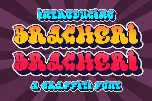 Bracheri: A Graffiti-Style Font for Urban Creativity