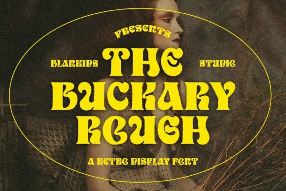 Buckary: A Retro Display Font for Editorial Elegance