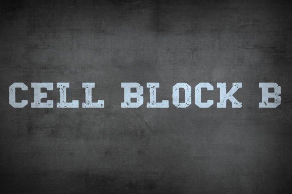 Cell Block B Font Review and Download Guide