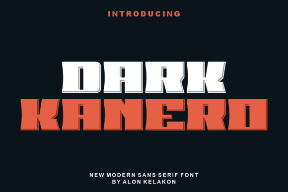Dark Kanero: A Modern Sans Serif Font for Professional Branding