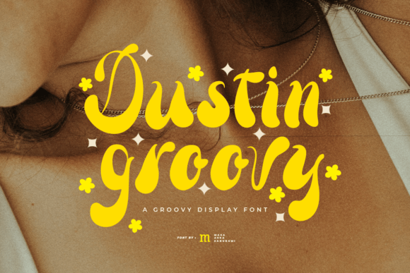 Dustin Groovy Font for Retro-Inspired Design Projects