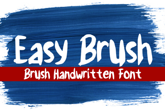 Easy Brush: A Fun Display Font for Bold Visuals