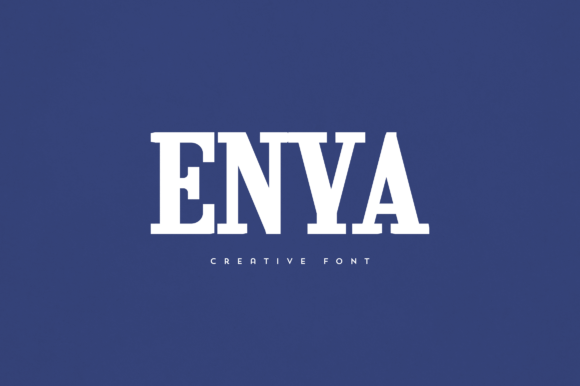Enya: A Display Font That Elevates Branding and Design