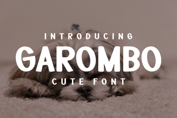 Garombo: A Unique Display Font for Creative Projects