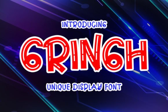 Gringh Font: A Fresh Display Font for Design Projects