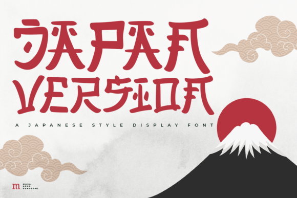 Japan Version Font for Editorial Design and Branding