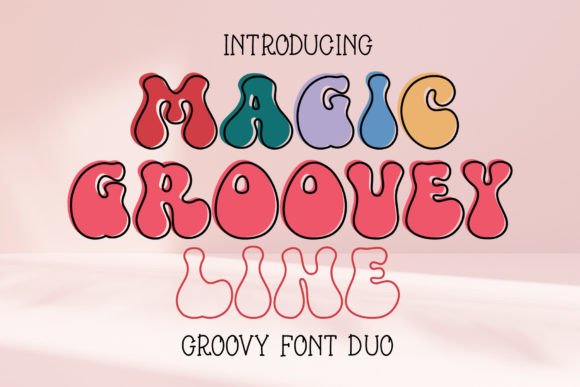 Magic Groovey Font for Creative Craft Projects
