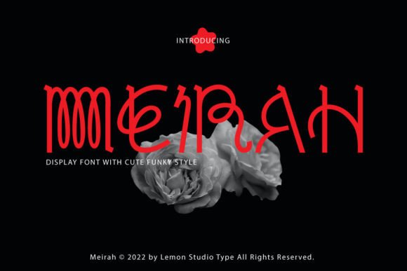Meirah: A Vintage-Inspired Display Font for Bold Creativity