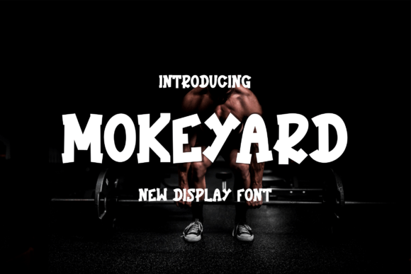 Mokeyard: A Modern Display Font for Bold Editorial Design