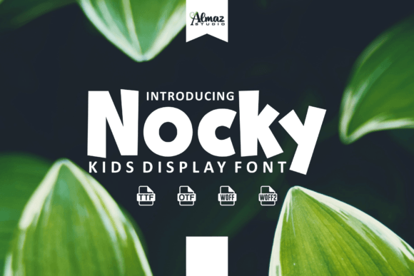 Nocky Font for Playful and Engaging Design