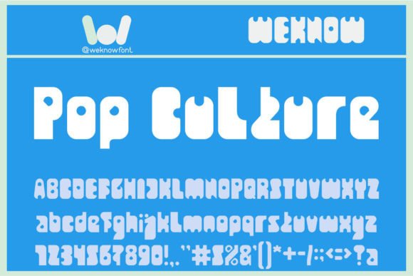 Pop Culture Font for Creative Makers and Handmade Sellers