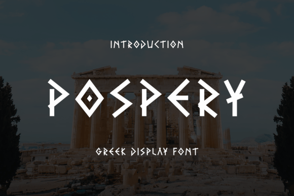 Pospery: A Modern Display Font for Polished Branding