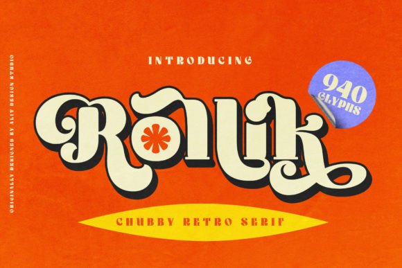 Rollik: A Joyful Display Font for Digital Creativity