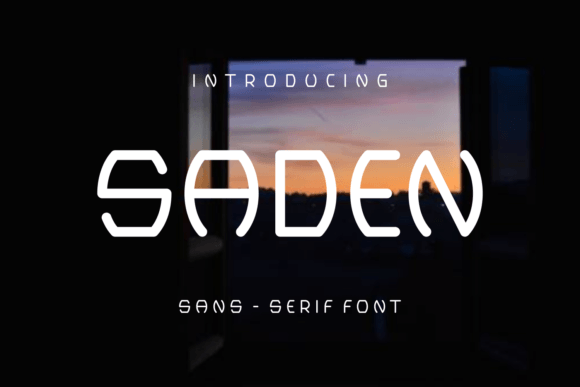 Saden: A Display Font That Elevates Handmade Creations