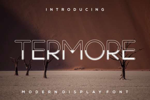Termore Font: A Unique Display Font for Creative Projects