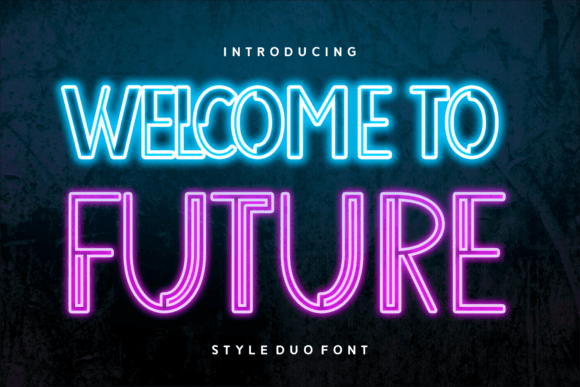 Upgrade Your Brand with the Welcome to Future Font