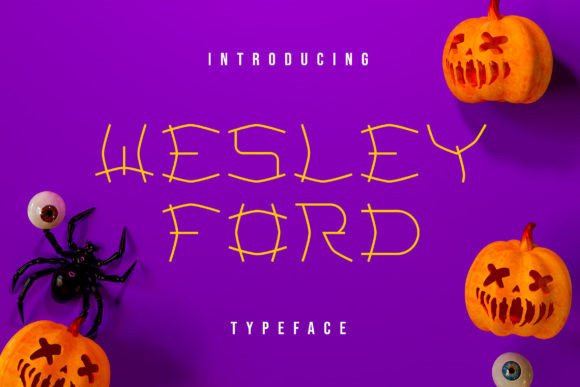 Wesley Ford Display Font for Web Design Projects